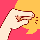 Funny video messages maker. New Memes creating App icon