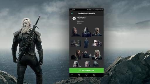 Witcher Stickers screenshot 4