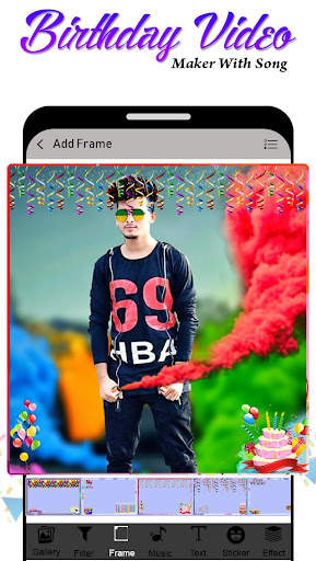 Birthday Video Maker with Song screenshot 3