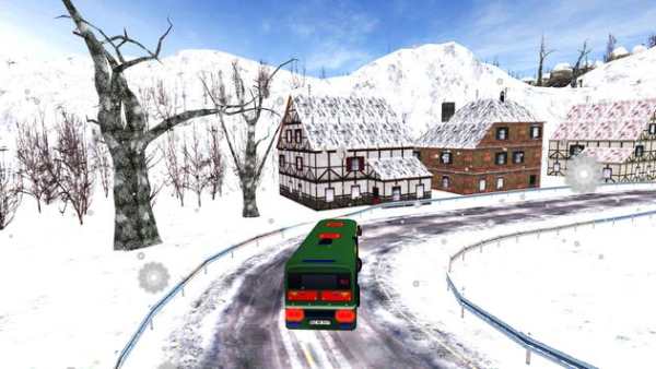 Snow Bus Drive Simulator 2018 screenshot 2