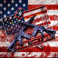 American Flag Guns Keyboard Theme logo