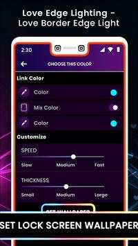 Love Edge Lighting - Love Border Edge Light screenshot 4