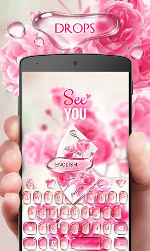 GO Keyboard Theme Drops screenshot 1