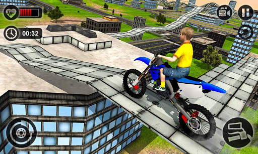 Kids MotorBike Stunt Rider 3D screenshot 4