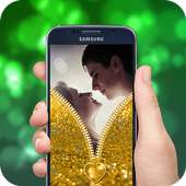 Glitter Zipper Lock Screen - My Photo Zipper Lock icon