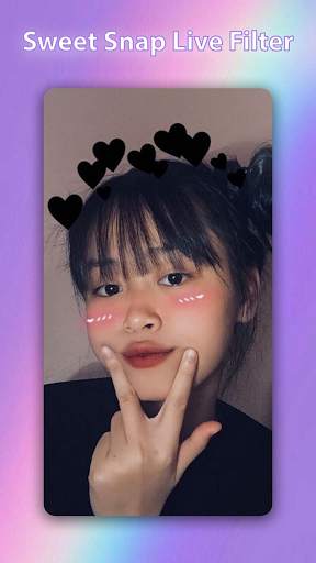 Sweet snap live face filter selfie camera edit screenshot 8