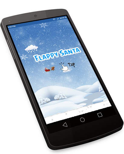 Flying Santa Clause - Christmas Games screenshot 2