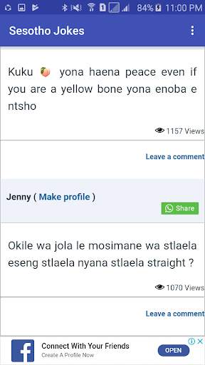 Sesotho Jokes screenshot 2