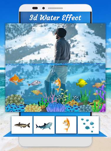 3D Water Effect Photo Maker : 3D Photo Editor 3 تصوير الشاشة