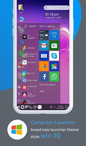 Computer launcher -windows 10 launcher screenshot 2