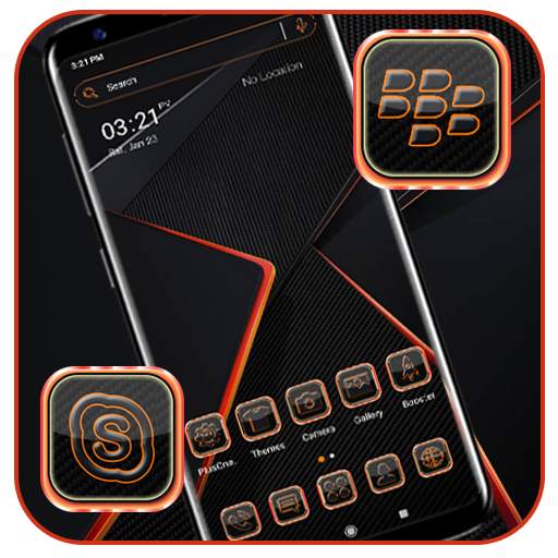 Orange Light Launcher Theme 1.3