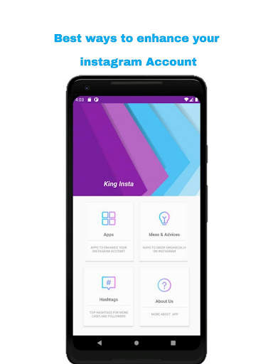 King Insta - Top Hastags for instagram & more скриншот 1