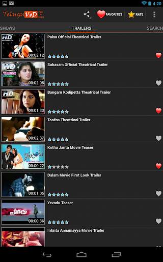 Telugu Movies Portal screenshot 14