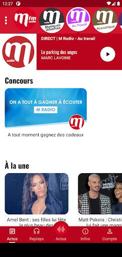 M Radio french songs screenshot 2