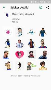 WAStickerApps -Messi Stickers for What­sApp screenshot 5