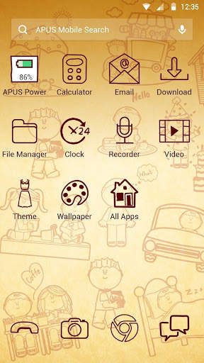 Childlife-APUS Launcher theme screenshot 2