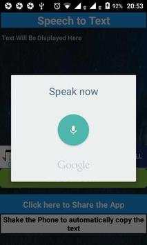 Speech to Text for whatsApp,Facebook,Messags etc., screenshot 3