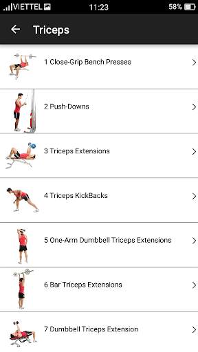Gym Fitness Workouts screenshot 5