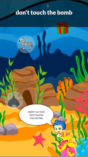 bubble sea guppis 2D screenshot 2