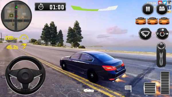 City Driving Honda Car Simulator screenshot 3