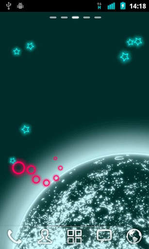 Night Sky Bot Live Wallpaper screenshot 1