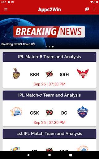 Apps2Win™ -Fantasy Tips & Guide for Dream11 screenshot 9