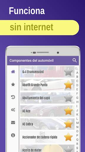 Componentes del automóvil screenshot 4