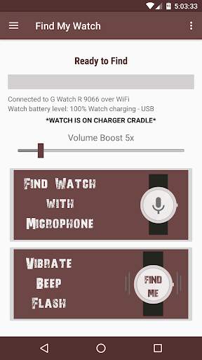 Find My Watch for Android Wear screenshot 1
