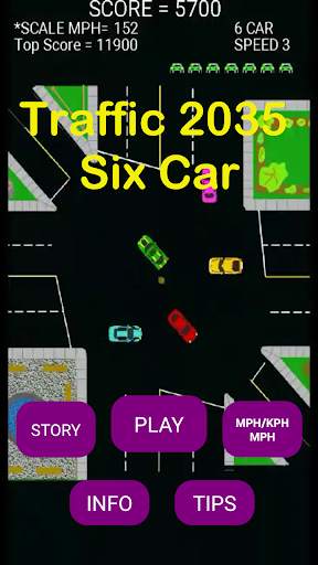 Traffic 2035 Six Car screenshot 2