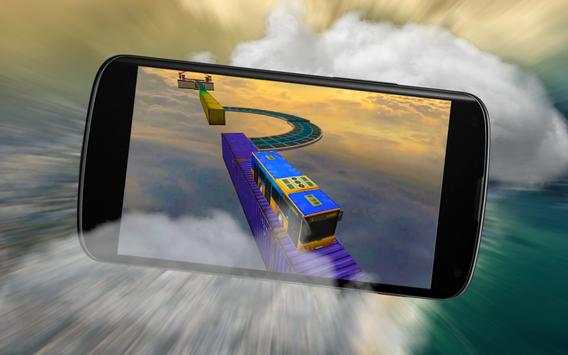 Impossible Bus Sky Driving Track Simulator 3D Game screenshot 2