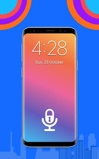 Mobile Voice Lock Screen 2021- Free Voice lock app screenshot 2