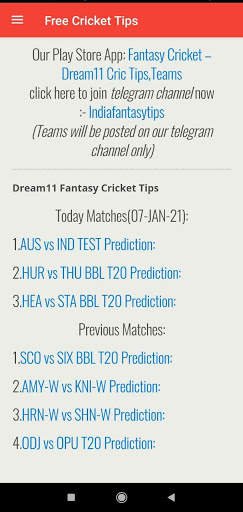 Fantasy Cricket - Dream11 Tips,News,IPLT20 & Teams screenshot 2