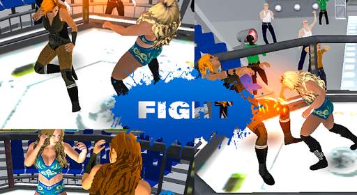 Girls Wrestling Ring Fight  - wrestling games 2020 screenshot 5