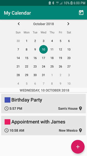 Offline Simple Calendar screenshot 2