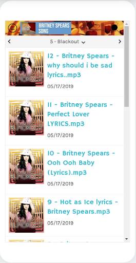 Britney Spears Song screenshot 5