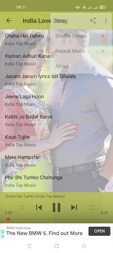 India Love Song Offline screenshot 4