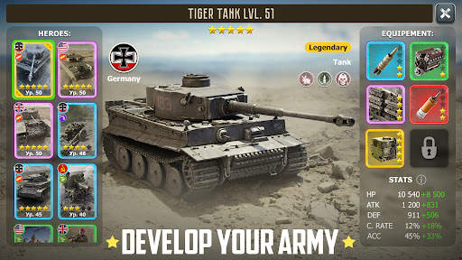 Heroes of War: Idle army game screenshot 7
