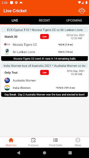 Cricket Star - Sports Live screenshot 1