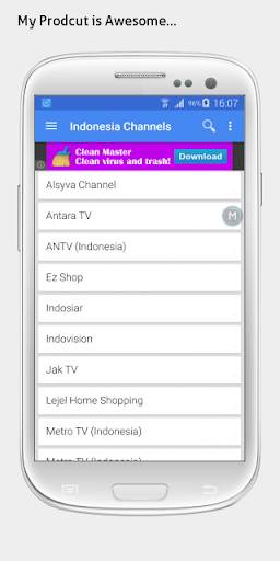 Indonesia TV sat info screenshot 1
