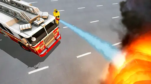 Fire Truck Driving Simulator screenshot 7