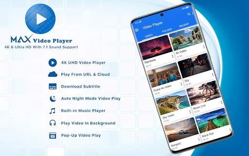 MAX Video Player - Super HD Max Video Player screenshot 1