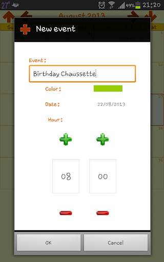 My Calendar screenshot 4