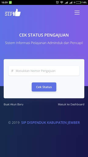 SIP Dispendukcapil Jember screenshot 2
