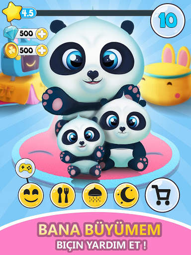 Pu - Sevimli Panda ayı evcil hayvan bakım oyunları screenshot 8