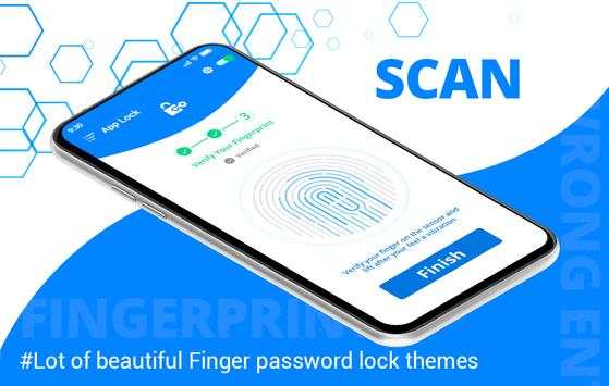 App lock - Real Fingerprint, Pattern & Password screenshot 2