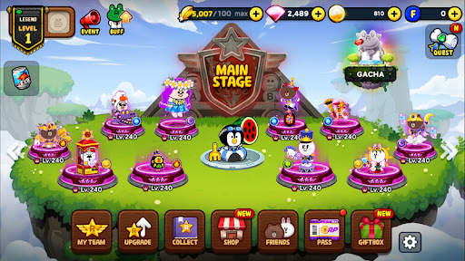 LINE Rangers: Brown-Cony Wars! screenshot 2