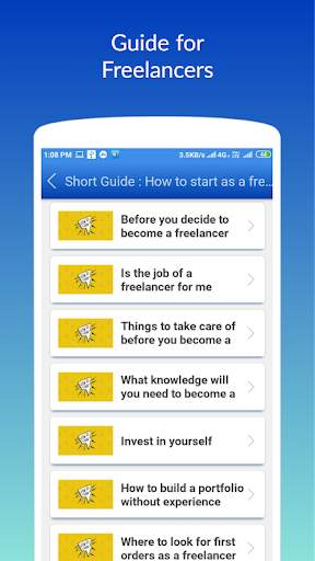 Freelancing apps: Work from Home: Make Money ideas स्क्रीनशॉट 5
