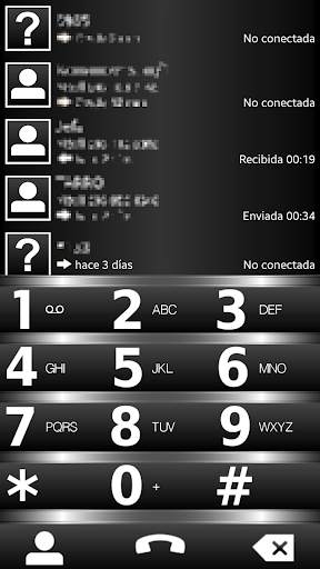 THEME BLACK B-10 FOR EXDIALER screenshot 1