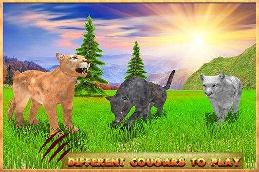 Mountain Lion: Wild Cougar Sim screenshot 15