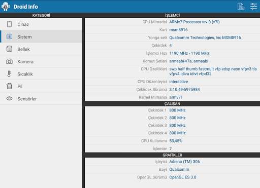 Droid Hardware Info screenshot 10